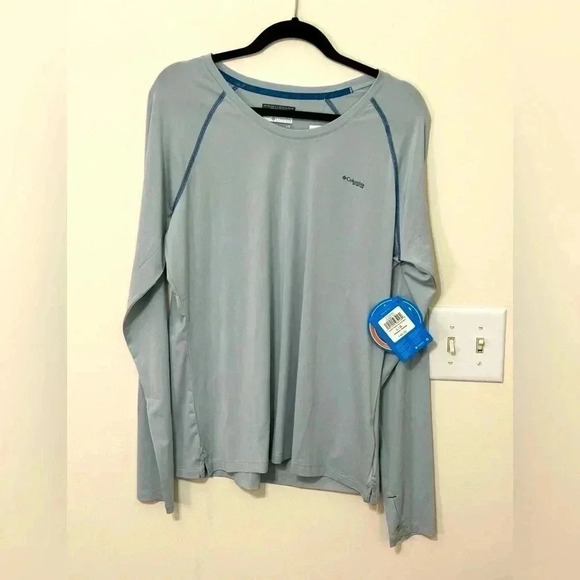 NWT Columbia Tamiami Heather Knit Long Sleeve Fishing Shirt - Picture 1 of 4